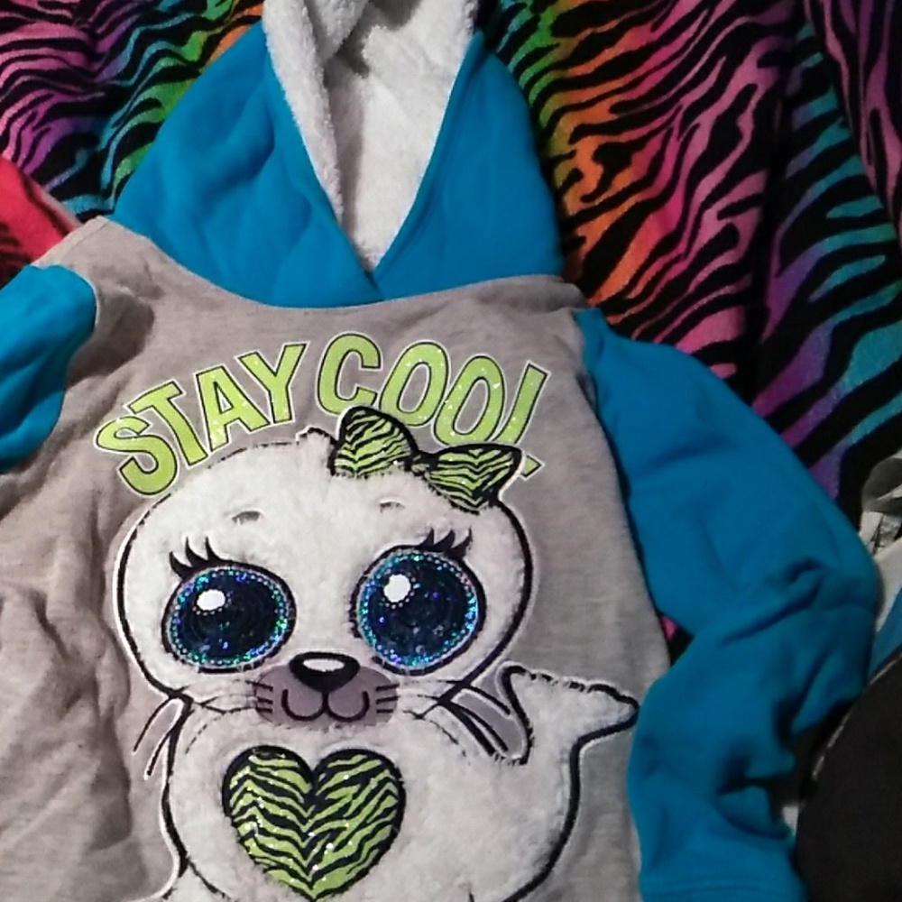 Girls justice hoodie